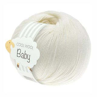 Cool Wool Baby, 50g | Lana Grossa – branco, 