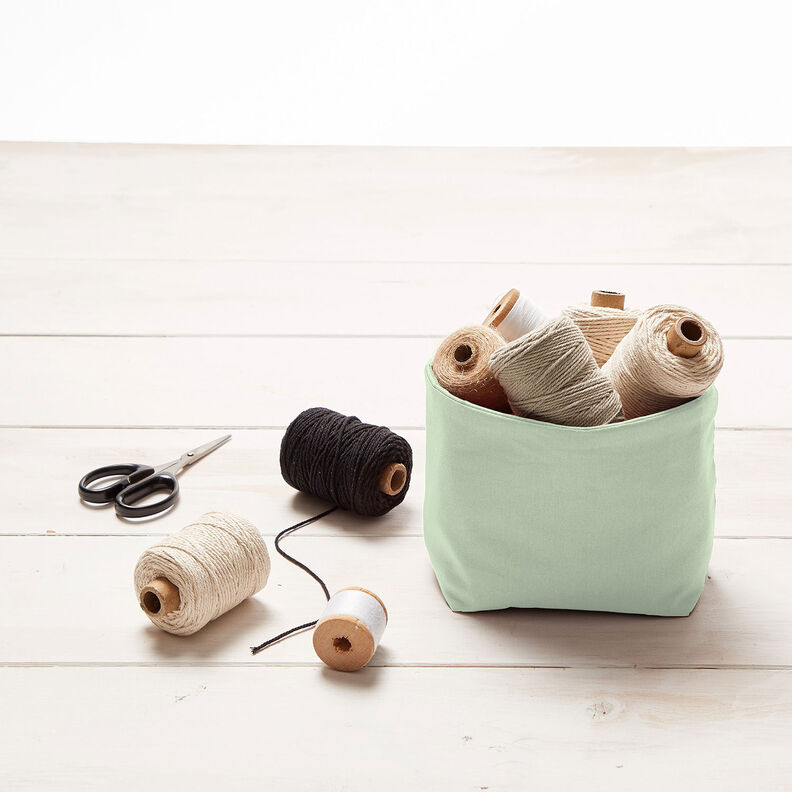 Tecido de algodão Cretone Liso – menta clara,  image number 7