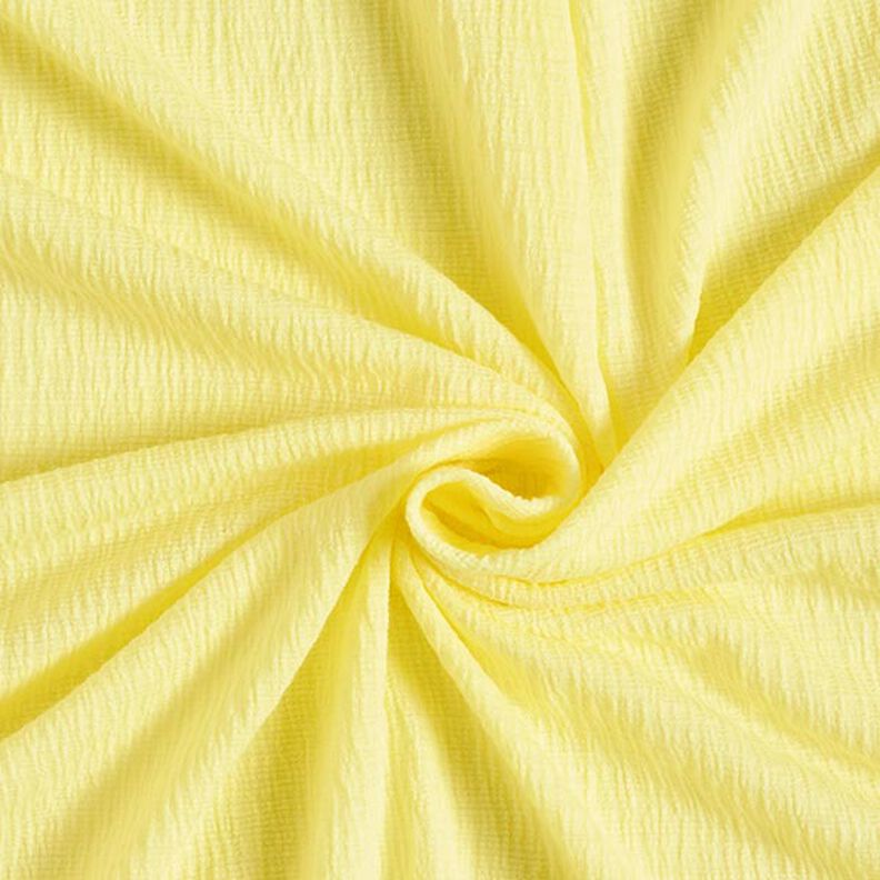 Jersey enrugado Liso – amarelo claro,  image number 1