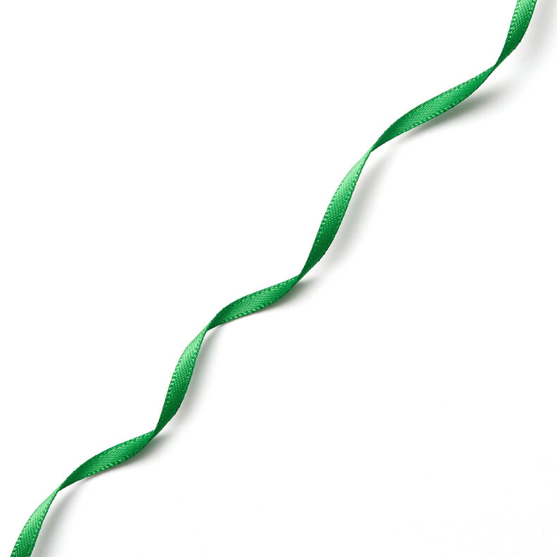 Fita de cetim [3 mm] – verde,  image number 2