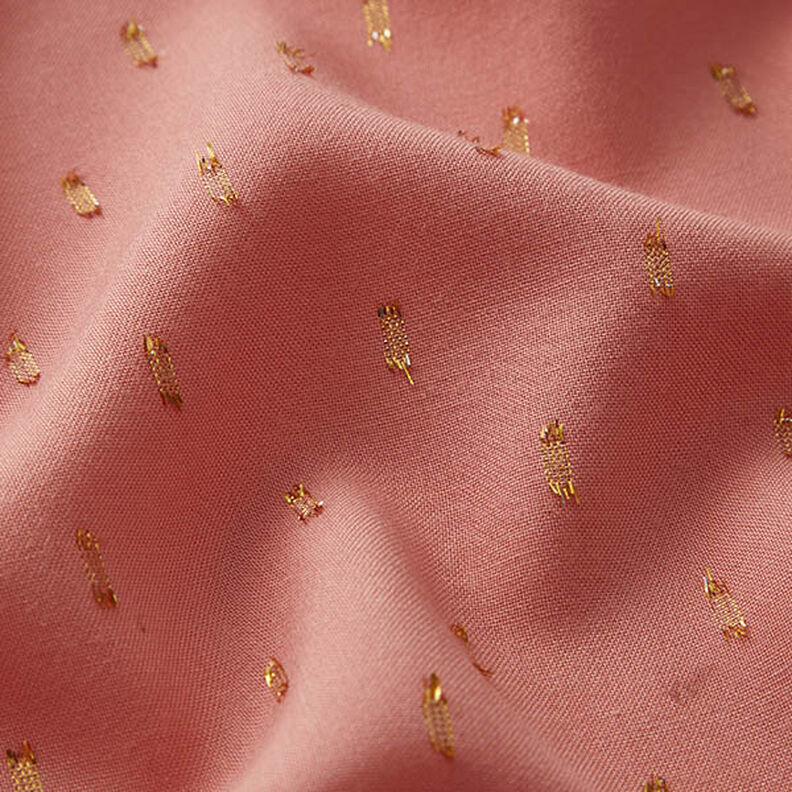 Tecido de viscose Gotas brilhantes – rosa embaçado,  image number 3