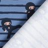 Jersey de algodão Ninjas às riscas  – cinza claro,  thumbnail number 4