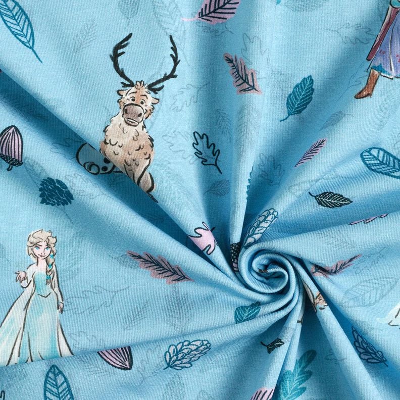 Jersey de algodão Rainha do Gelo na Floresta | Disney – azul claro,  image number 3