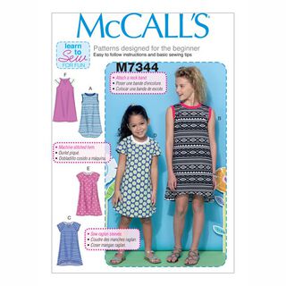 Vestido para criança|Camisola, McCalls | 104 - 122, 