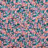 Cetim de algodão Mar de flores Impressão digital – pinheiro azul/salmão,  thumbnail number 1