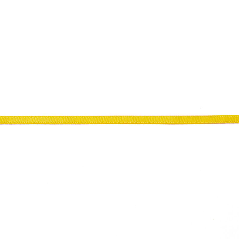 Fita de cetim [3 mm] – amarelo-sol,  image number 1