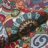 Tecido para decoração Gobelina Mandala de flores – preto,  thumbnail number 2