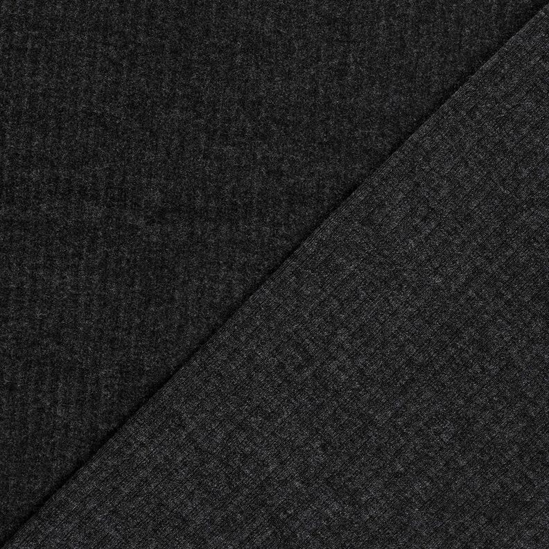 Malha canelada super macia Lisa – preto,  image number 4