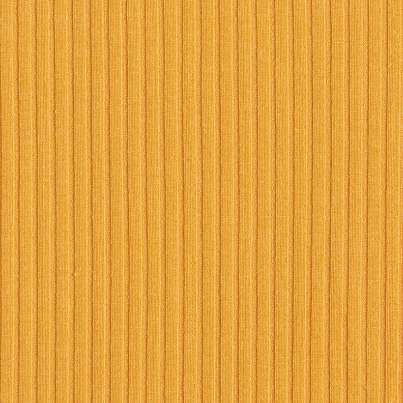 Malha canelada lisa – amarelo-caril,  image number 1