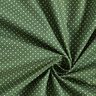 Popelina de algodão pintas pequenas – verde escuro/branco,  thumbnail number 5