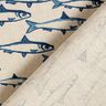 Tecido para decoração Meio linho Panamá Cardume – natural/azul-marinho,  thumbnail number 4