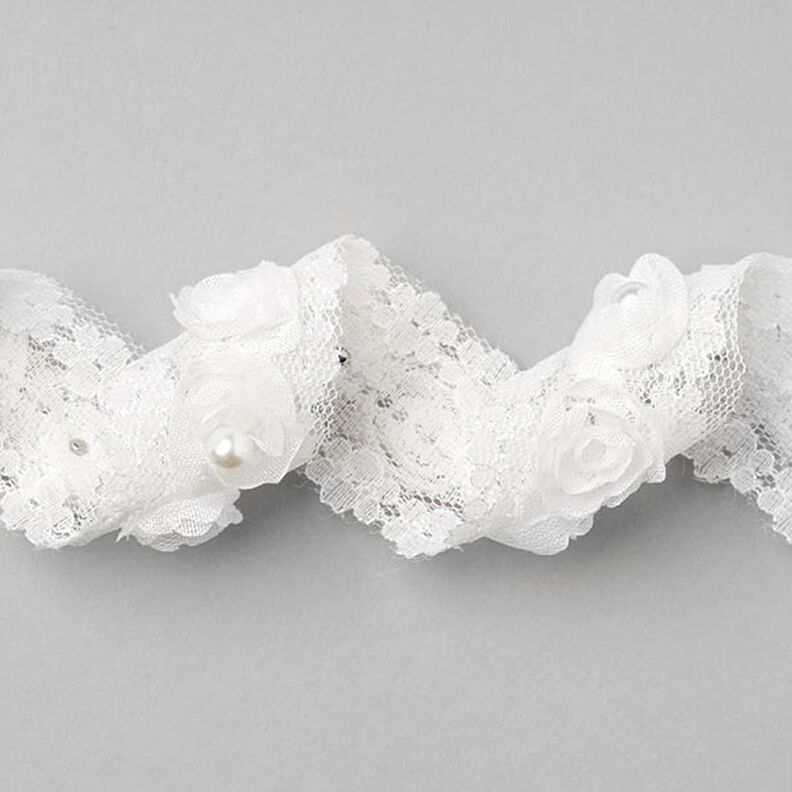 Borda de flores [30 mm] - branco,  image number 2