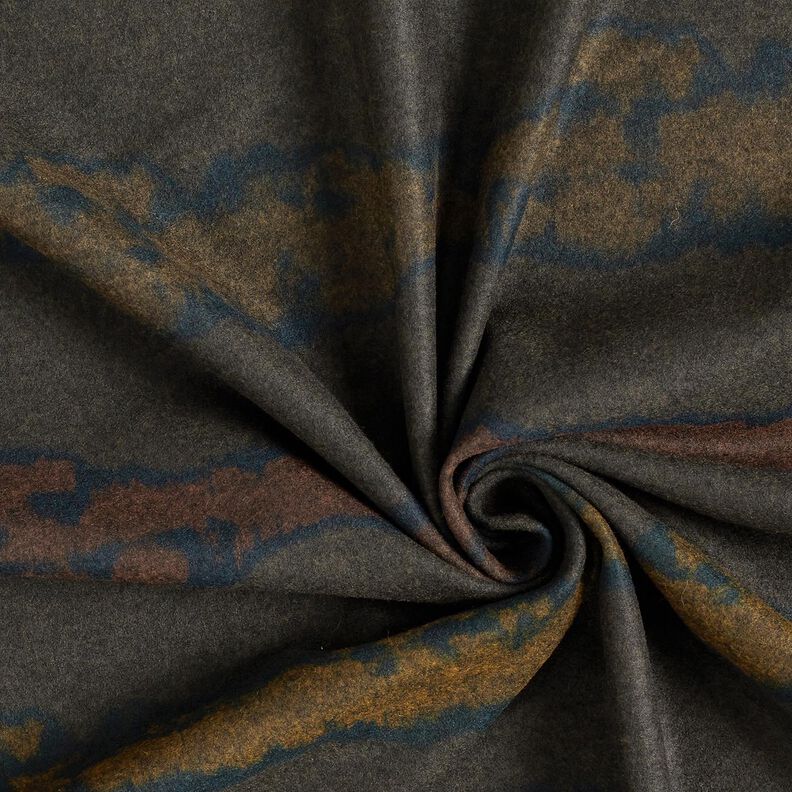 Jersey Romanit Cardado Linhas de água – castanho escuro/preto,  image number 3