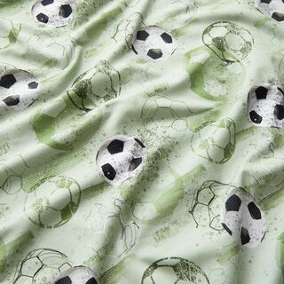 Jersey de algodão Bola de futebol Goals | Glitzerpüppi – verde-pinheiro, 