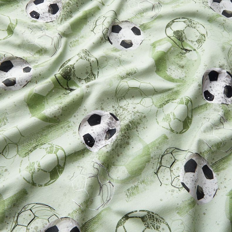 Jersey de algodão Bola de futebol Goals | Glitzerpüppi – verde-pinheiro,  image number 1