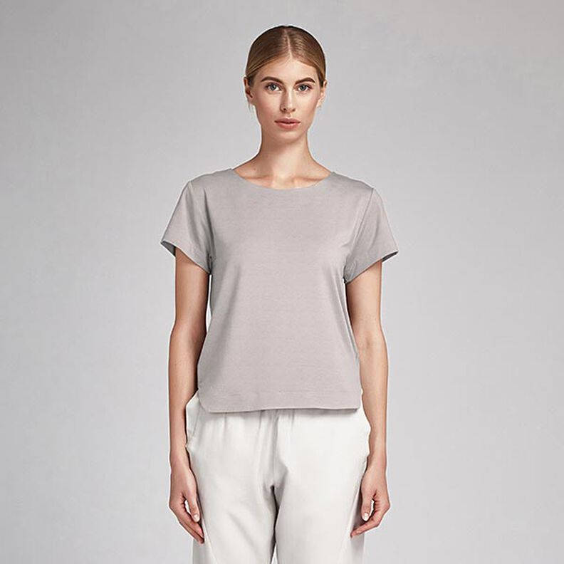 Cambraia de algodão Lisa – bege claro,  image number 5