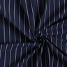 Tecido para calças Stretch Riscas de giz – azul-noite/branco,  thumbnail number 3