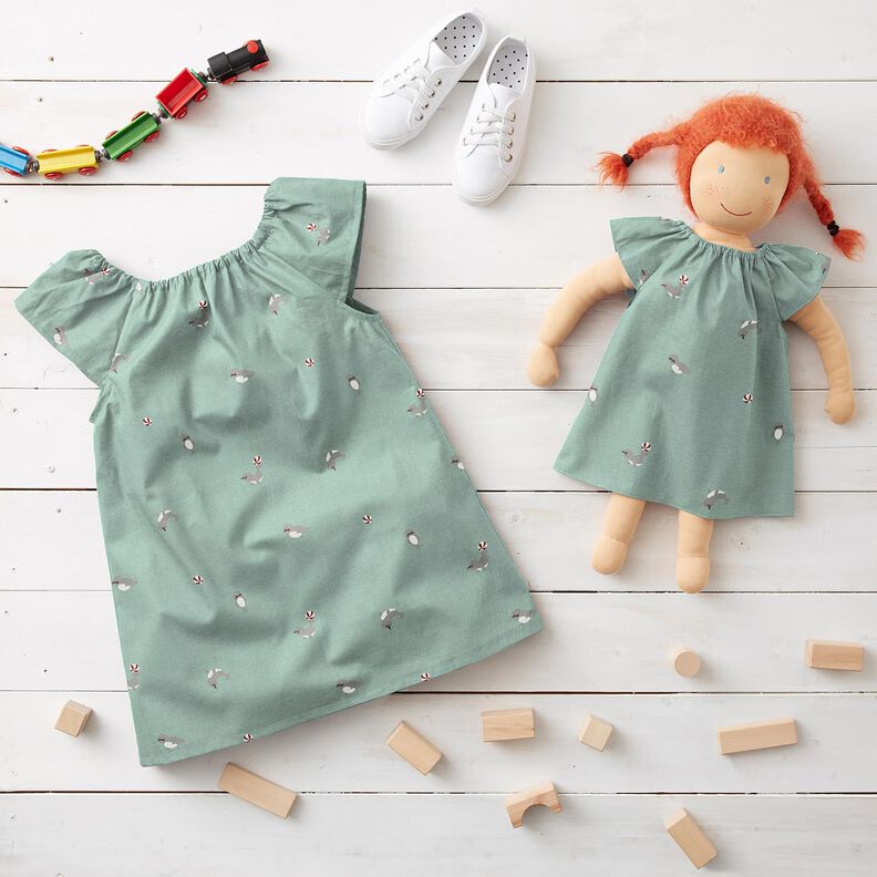 Jersey de algod&atilde;o Focas a fazer acrobacias &ndash; azul claro,  image number 6