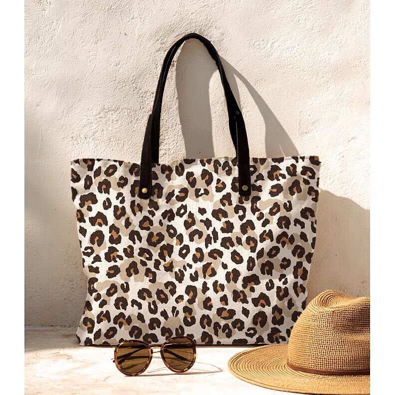 Lona Pele de animal com aspeto de linho – natural,  image number 5