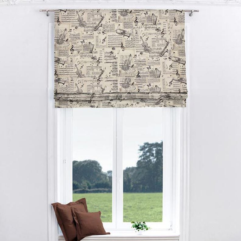 Meio linho Panamá Partituras – natural,  image number 5