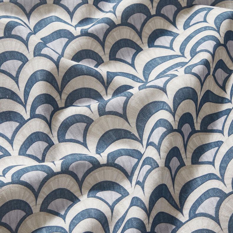 Tecido de algod&atilde;o Popelina Arcos elegantes &ndash; cinza claro/taupe claro,  image number 2