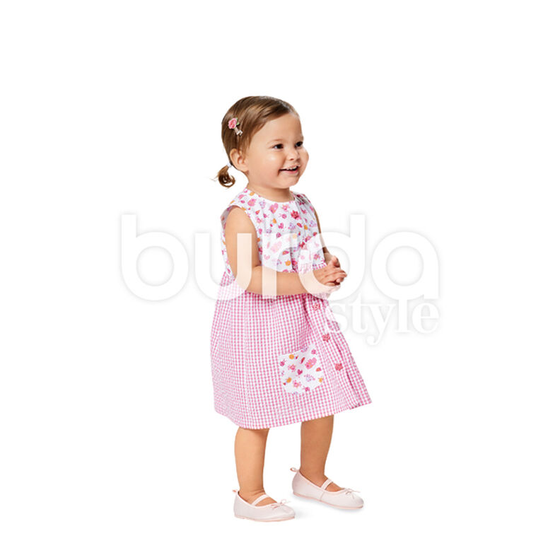 Vestido para bebé / Calças de bebé, Burda 9357,  image number 2