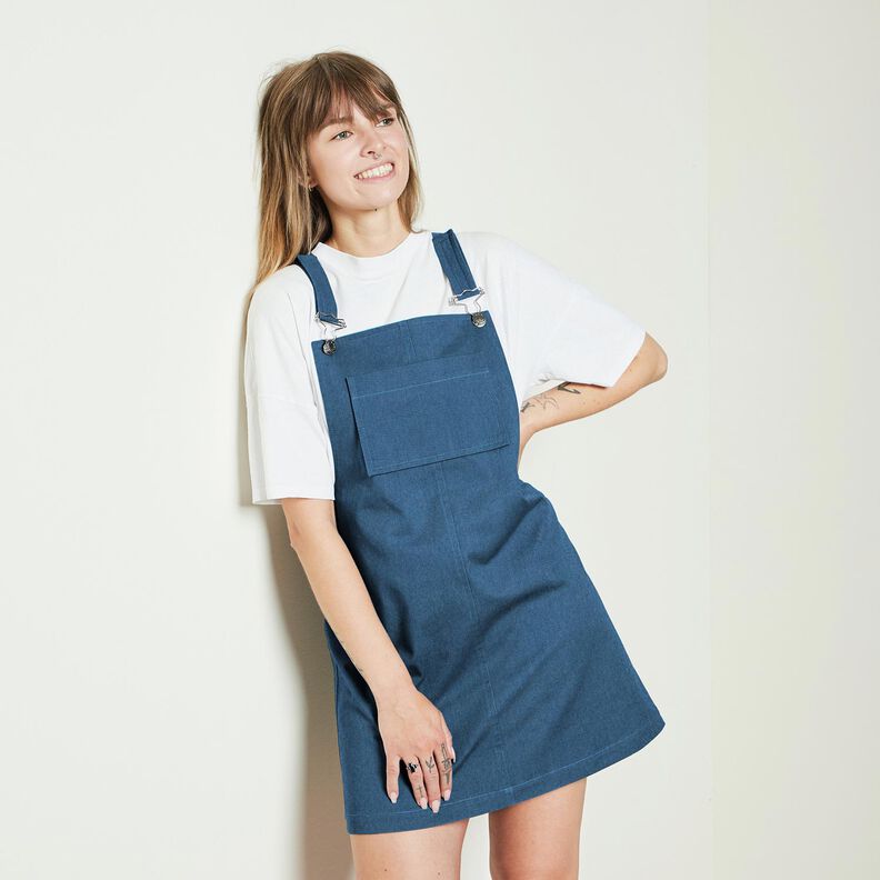 Denim Mistura de algodão, médio – azul ganga,  image number 6