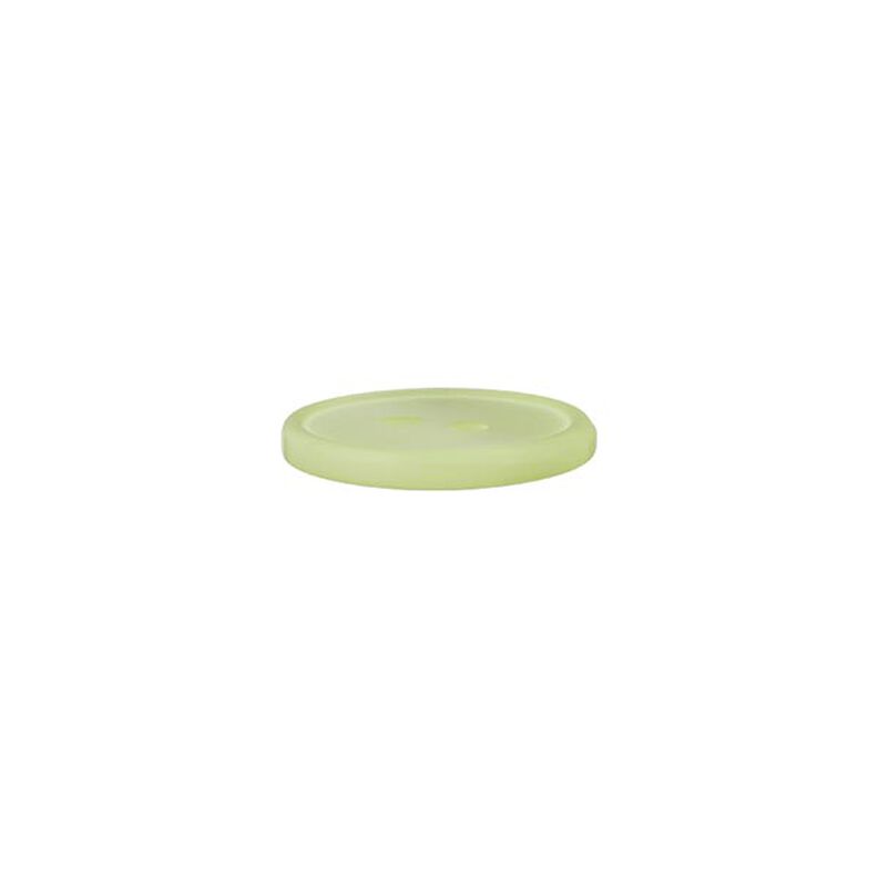 Botão de poliéster, 2 furos  – verde pastel,  image number 2