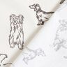 Tecido para decoração Lona Cães – creme/cinzento,  thumbnail number 4