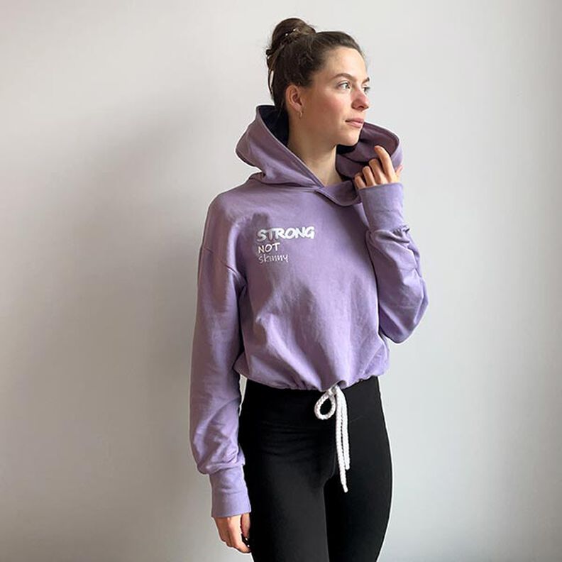 Sweat de algodão leve liso – lilás,  image number 12