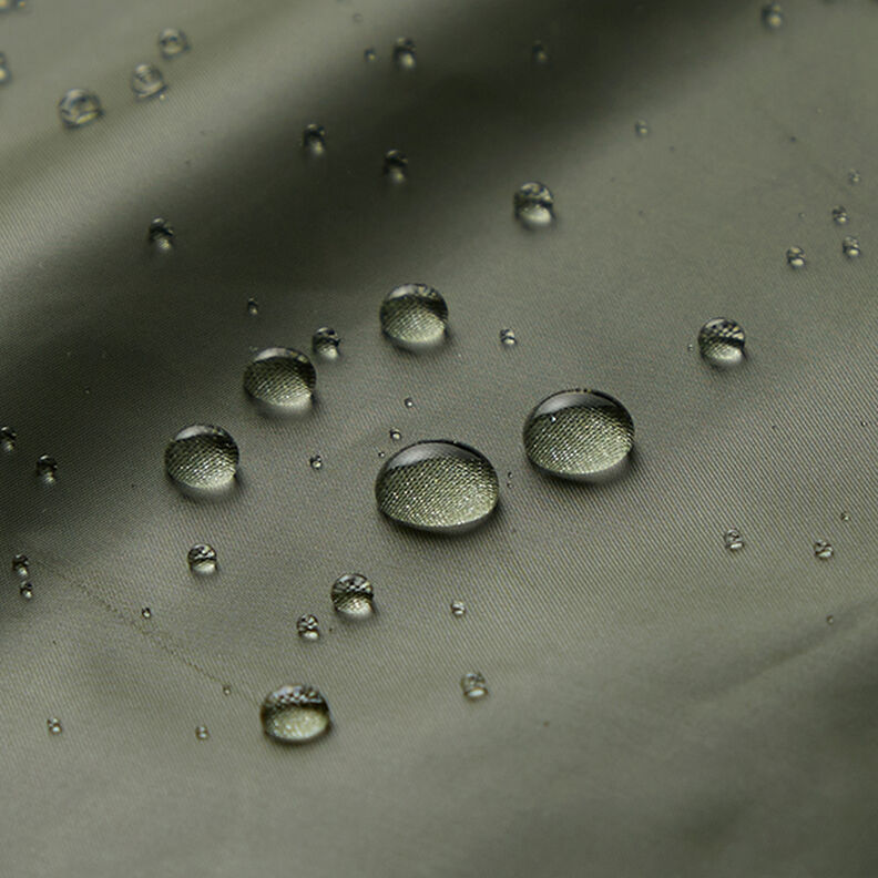 Tecido para casacos impermeável ultraleve – oliva,  image number 5