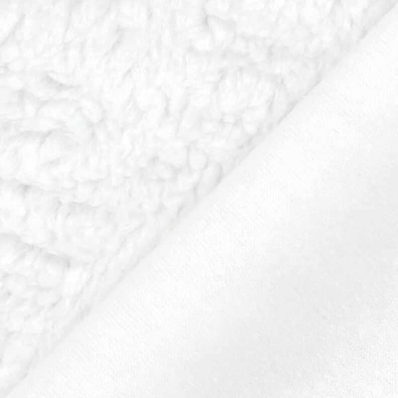 Imitação de pele de cordeiro – branco,  image number 3