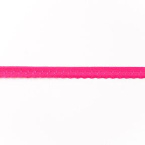 Fita de nastro elástica Renda [12 mm] – rosa intenso, 