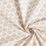 Algodão revestido Leques abstratos – branco/caju,  thumbnail number 3