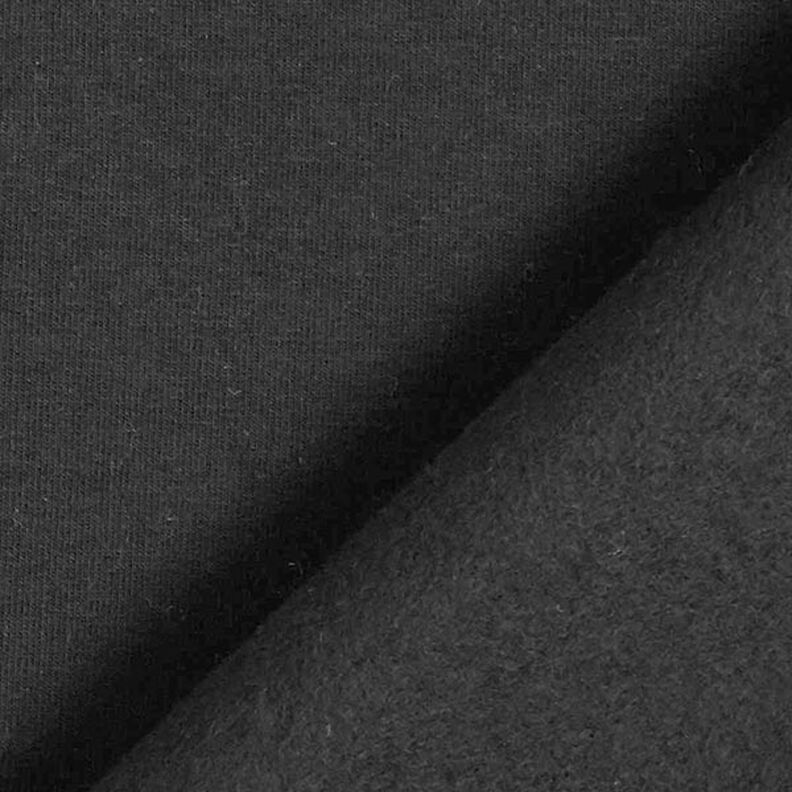 Sweat de algodão leve liso – preto,  image number 5