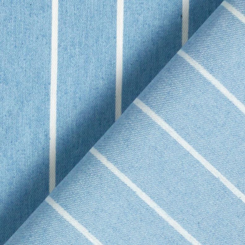 Chambray riscas – azul claro/branco sujo,  image number 4