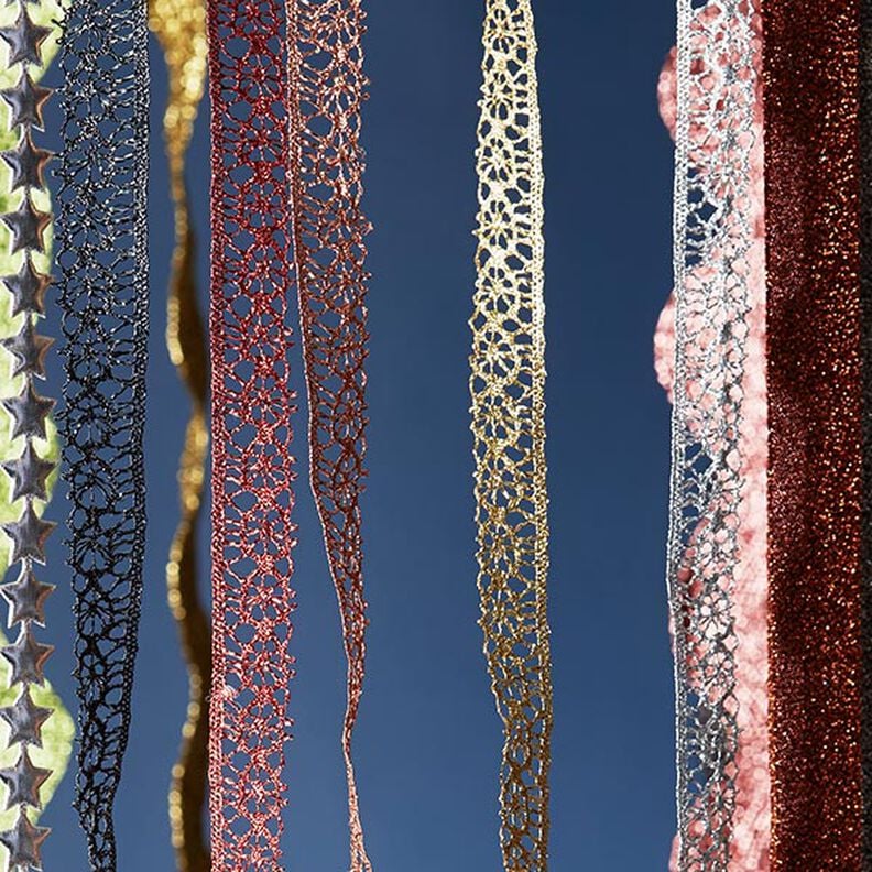 Renda Lurex - dourado metálica,  image number 2