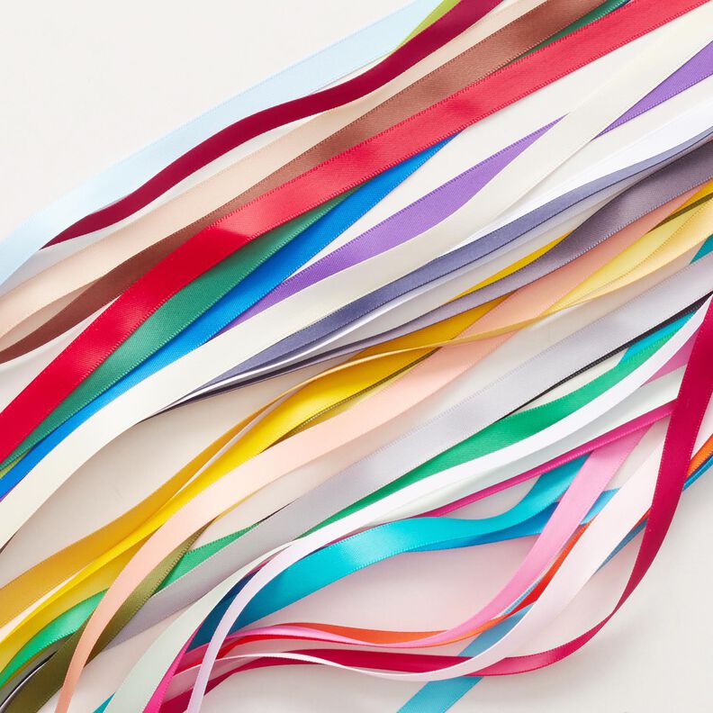 Fita de cetim [9 mm] – castanho médio,  image number 4