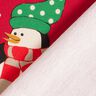 Barra French Terry Sweat de verão Pinguim na neve – vermelho,  thumbnail number 4