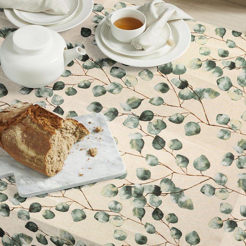 Algodão revestido Ramos de eucalipto – natural,  image number 8