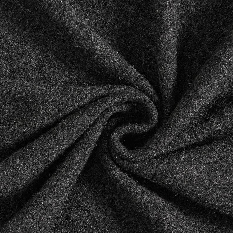 Tecido leve de malha com mistura de viscose e lã – antracite,  image number 1