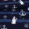 Jersey de algodão Âncoras e navios | Glitzerpüppi – azul-marinho,  thumbnail number 2