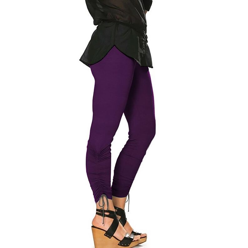 Jersey de viscose Médio – ameixa,  image number 4