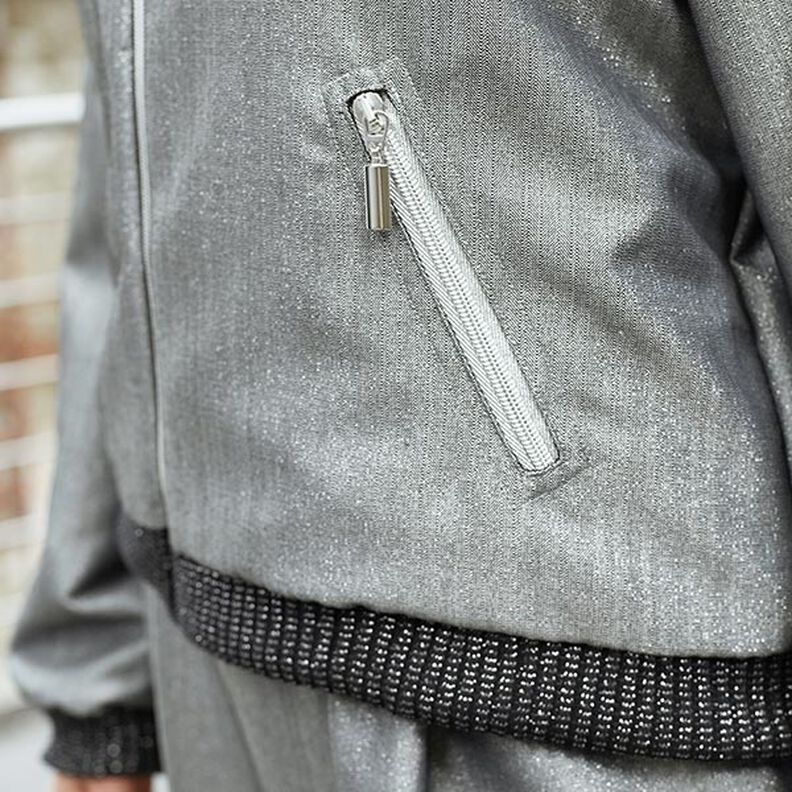 Fecho de correr sem fim | Prym – prata metálica,  image number 4