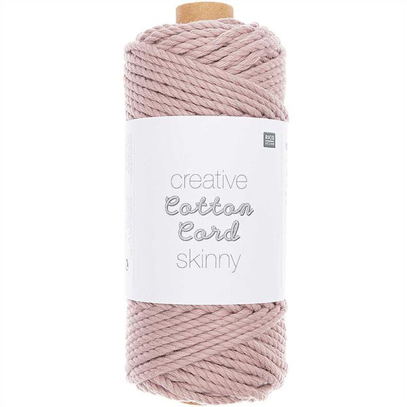 Creative Cotton Cord Skinny Fio de Macramé [3mm] | Rico Design - rosa embaçado,  image number 1