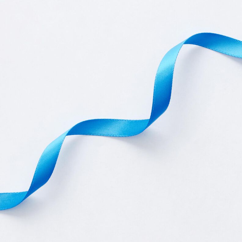 Fita de cetim [9 mm] – azul,  image number 3