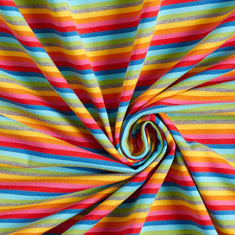 Jersey de algodão Anéis Arco-íris | by Poppy,  image number 3