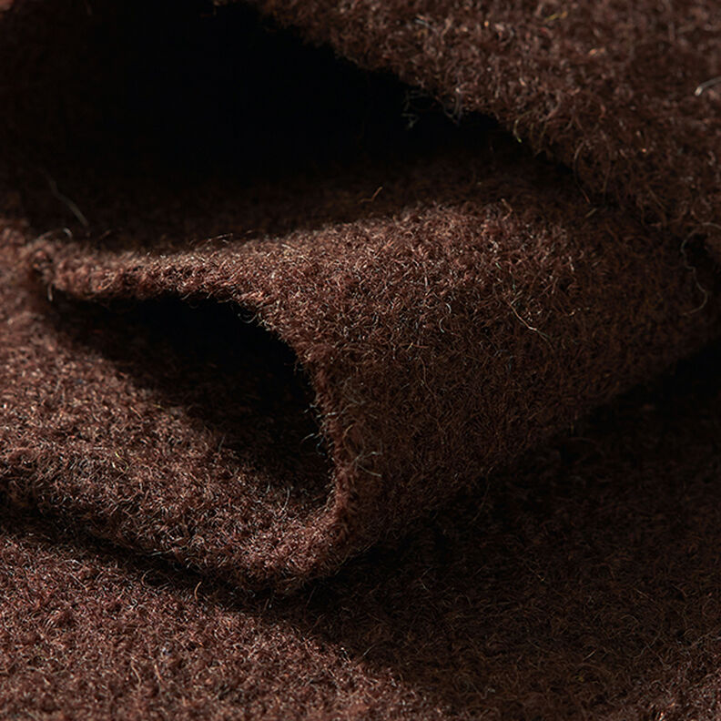 Lã grossa pisoada – castanho escuro,  image number 4