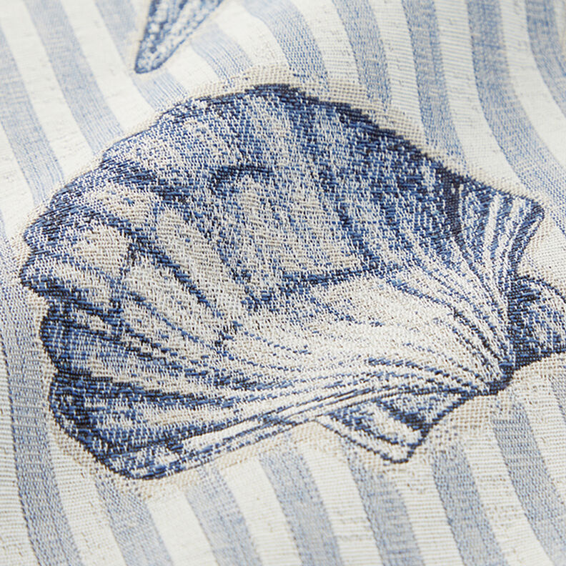 Tecido para decoração Gobelina bivalves – azul,  image number 2