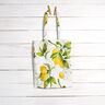 Tecido para decoração Panamá Limões – branco/amarelo-limão,  thumbnail number 7